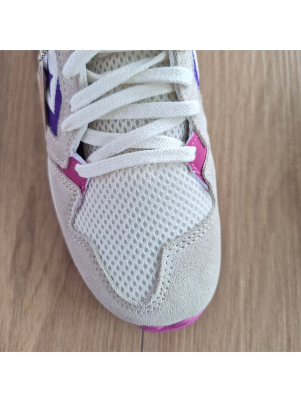 ⭐Converse Wave Trainer OX Vintage Low 8 Mens shoes Sneaker White Purple A13463C - Picture 6 of 10